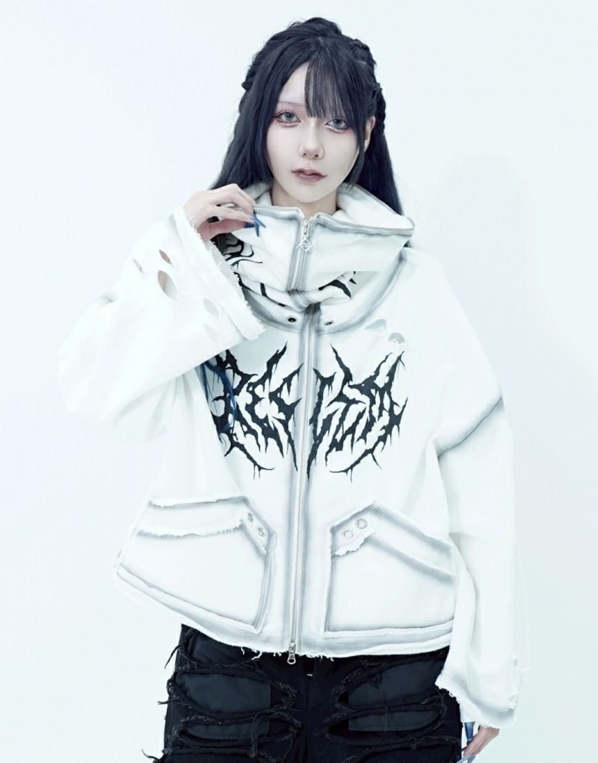 REFLEM【レフレム】2wayクロップドジップパーカー/全3色