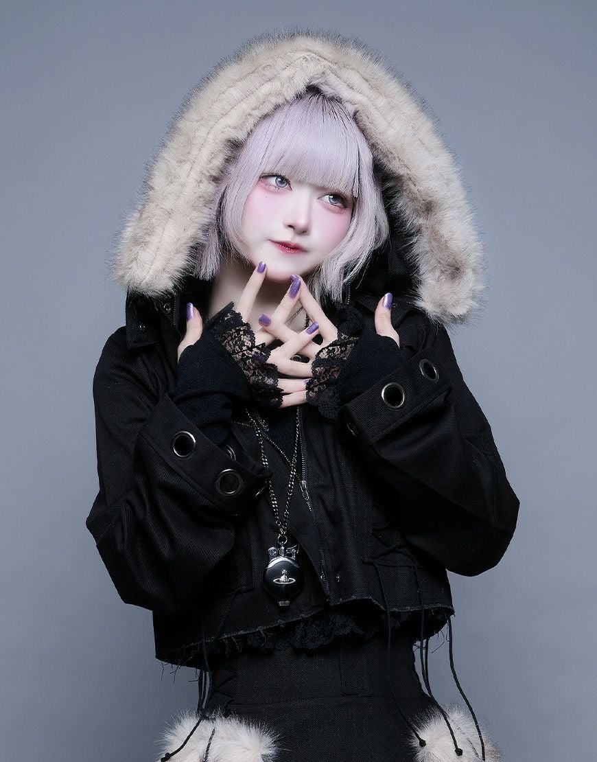 DimMoire【ディムモアール】Messy Bonesベロアスカジャン/Silver