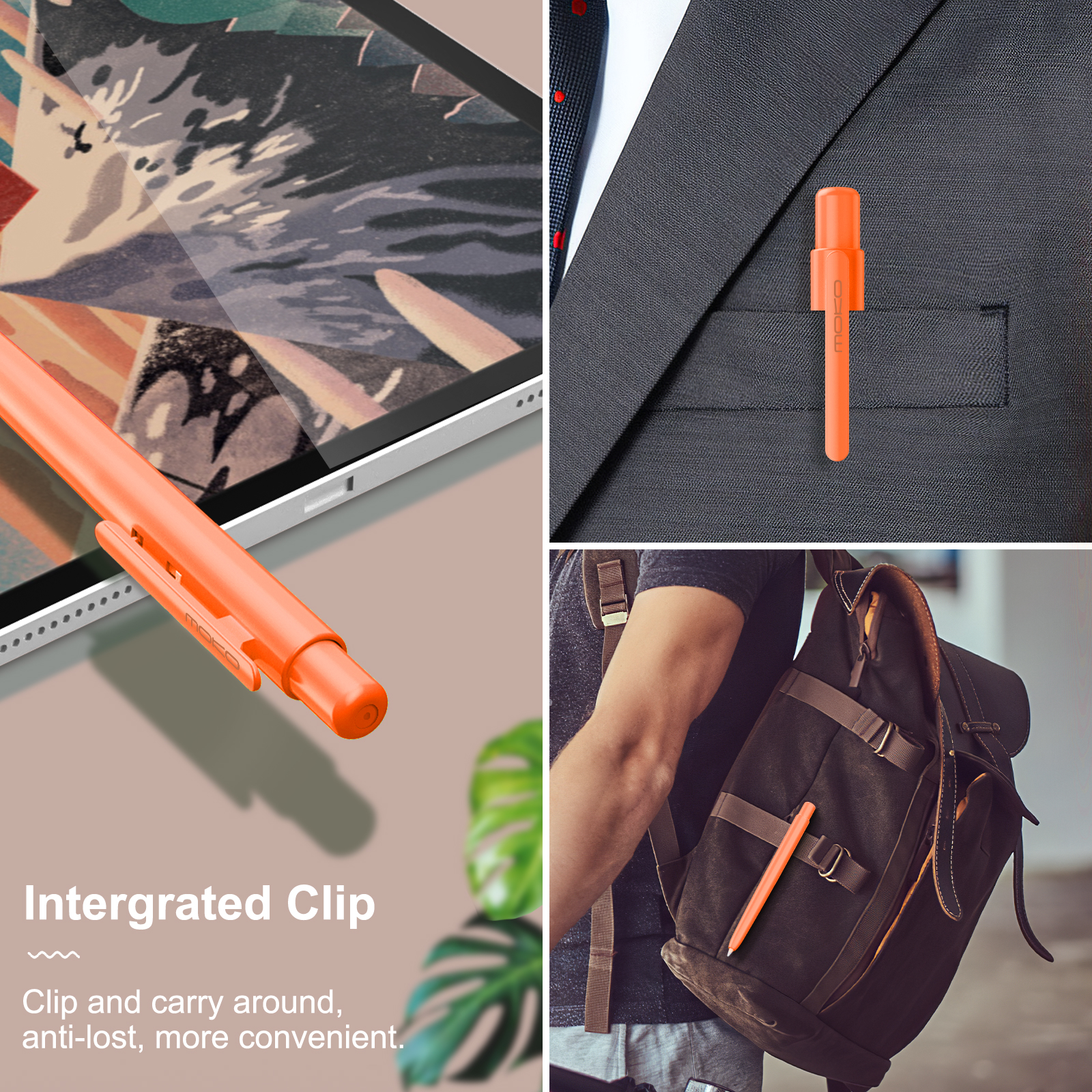 MoKo Holder Case for Apple Pencil 2nd Generation,Retractable Apple