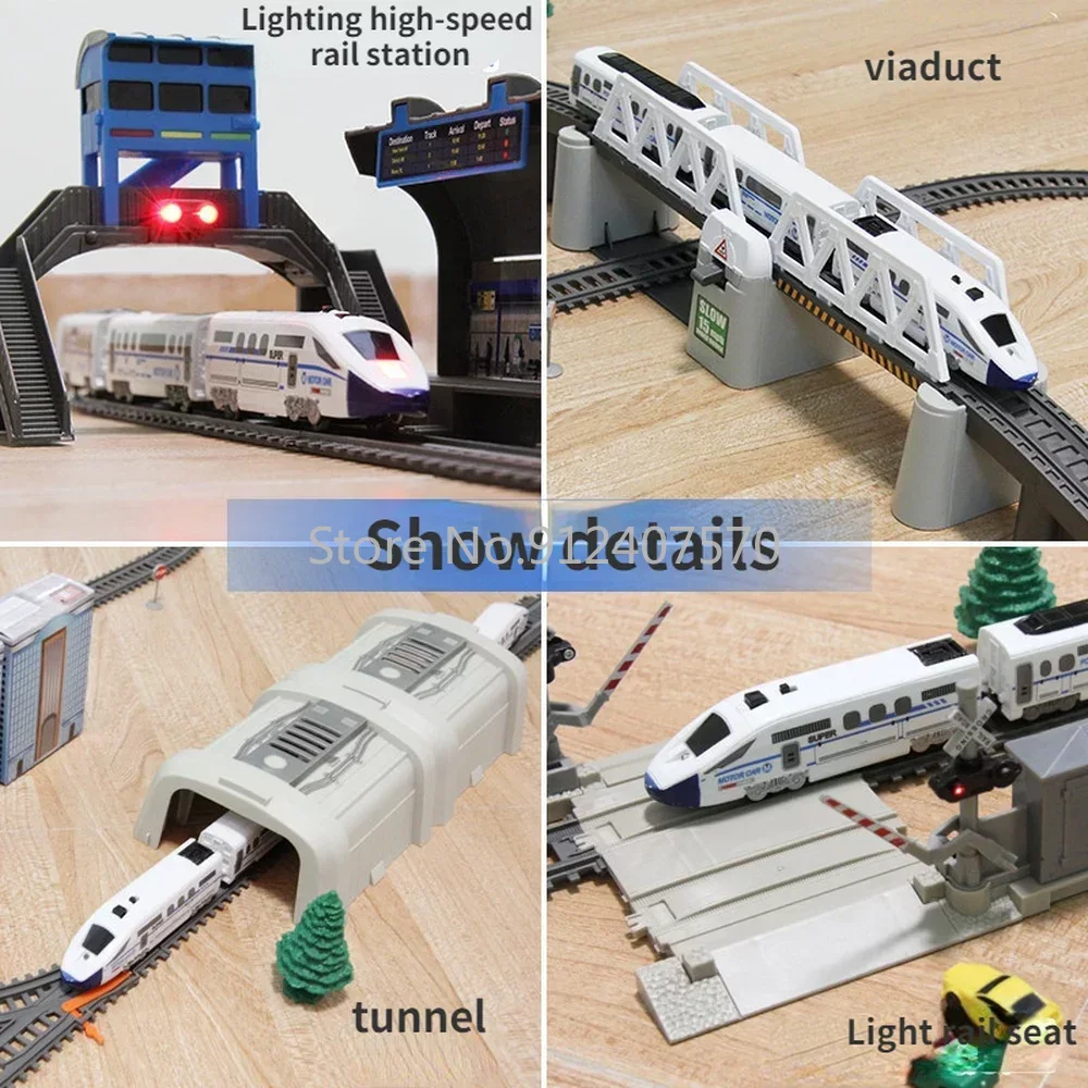Electric Train High Speed Train Model Railway Track Harmony Rail