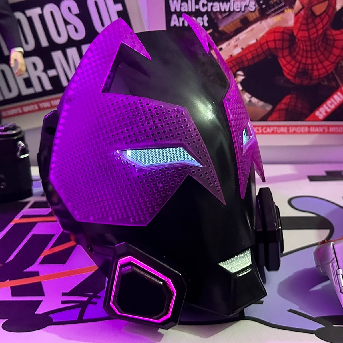 アース-42 マイルズ マスク ライトアイズ付き スパイダーマン