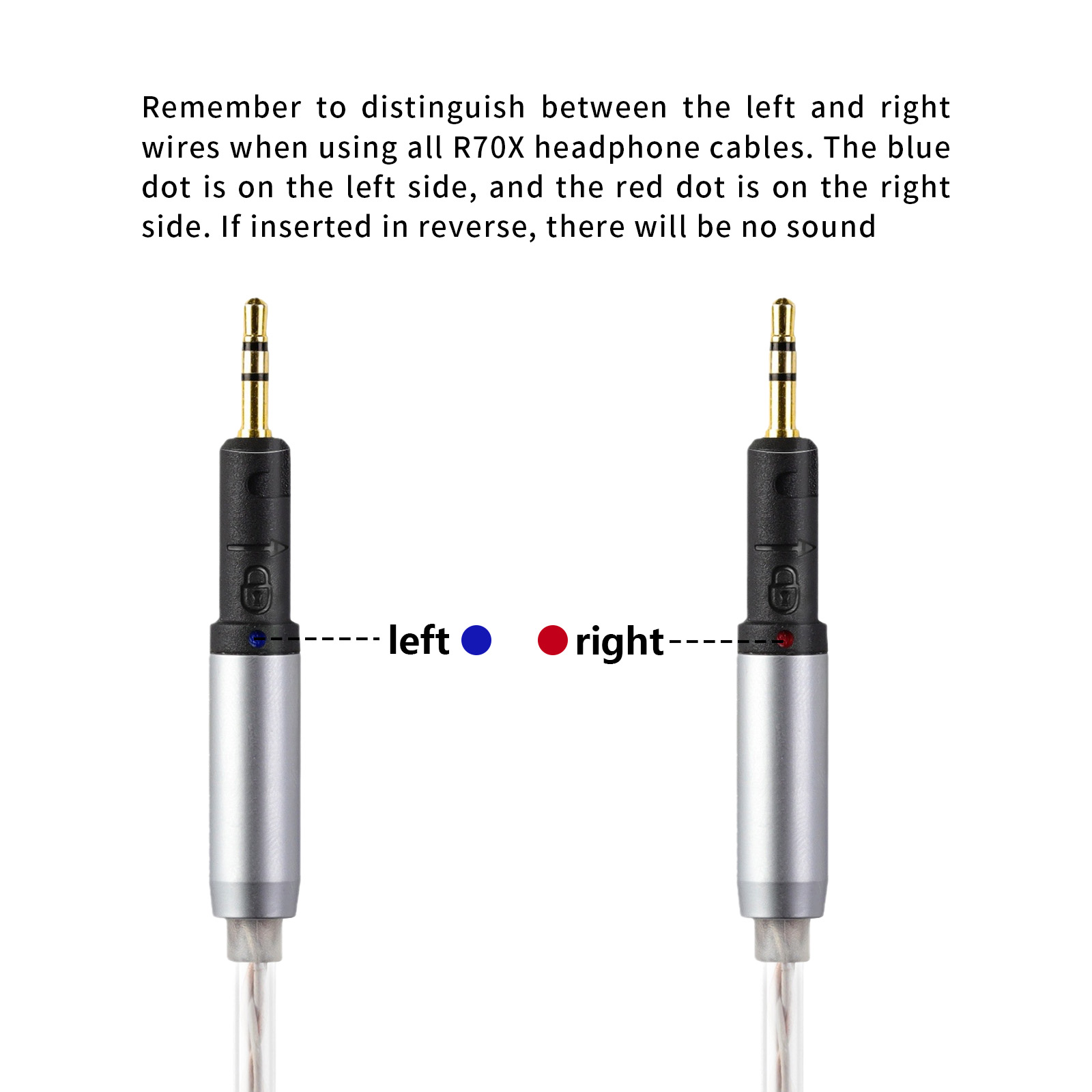 OKCSC R70X イヤホンケーブル Technica R70X/R70xa 用 4 コア