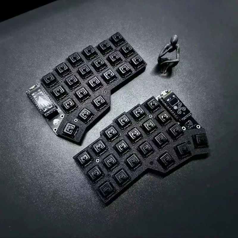 Corne-デュアル軸スプリットキーボードキット,カスタムホットスワップ