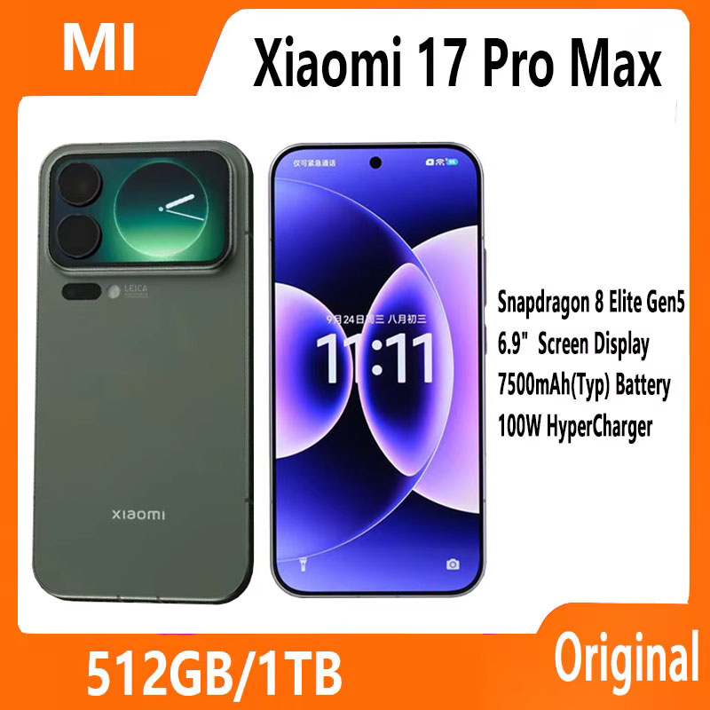 China Version Xiaomi 17 Pro Max Smartphone 6.9