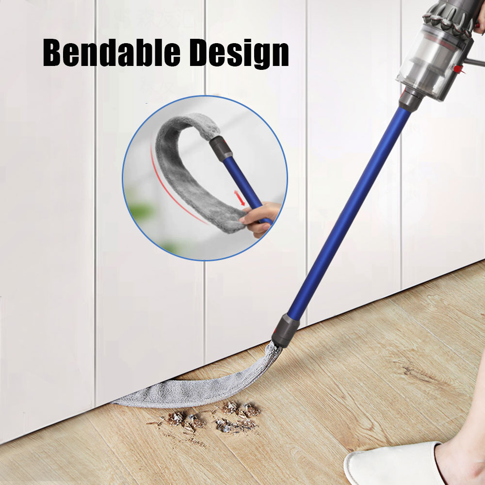 フラット吸引ヘッドブラシ,狭い隙間クリーニングクロス ダイソン V7 V8