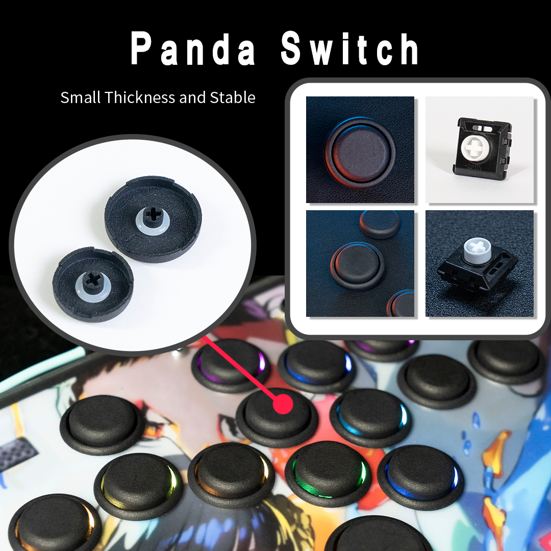 Panda Hitbox Deluxe Custom Panel Fighting Game Джойстик Контроллер