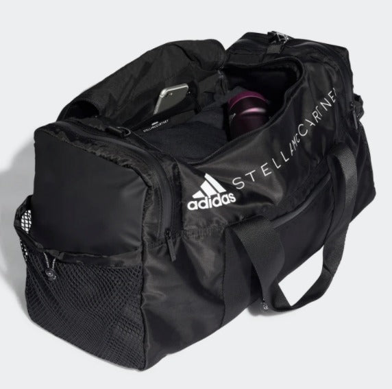 アディダス ステラマッカートニー コラボ ブラック ボストンバッグ