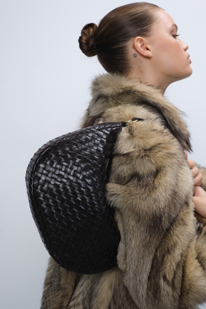 Salerno shoulder bag Marlin Dark brown – Adax Shop