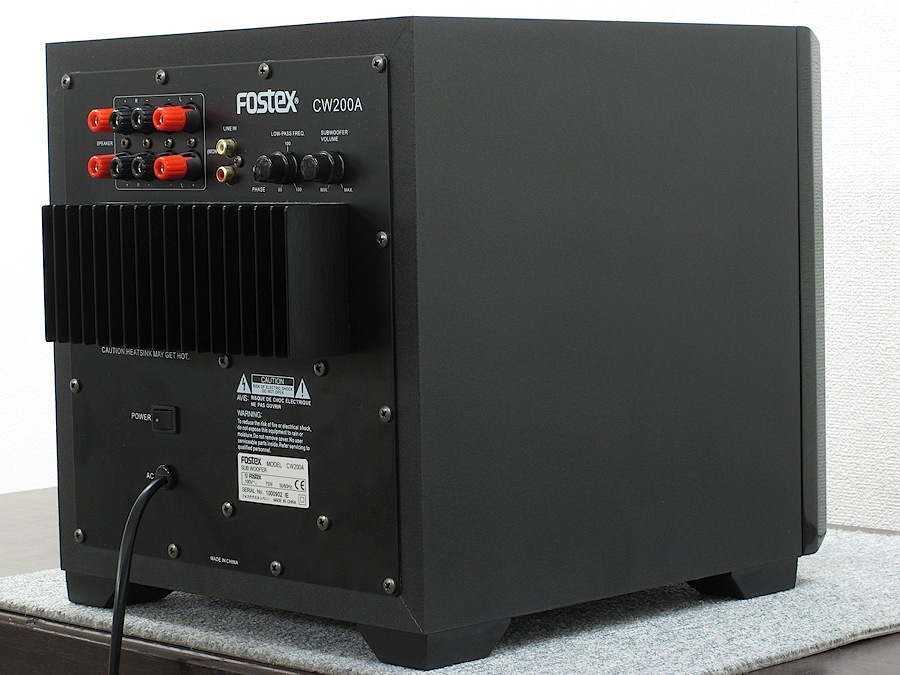 フォステクス FOSTEX CW200A サブウーファー 元箱付 @37314 / 中古