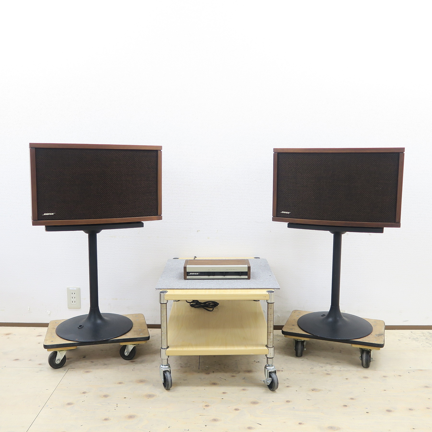 ジャンク】ボーズ BOSE 901 Ⅳ スピーカーペア スタンド付き【元箱