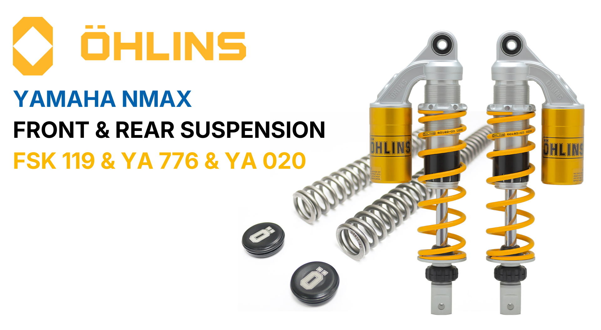 Yamaha NMax upgrades by Öhlins are ready for you!