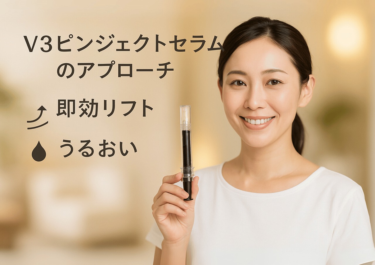 V3 ピンジェクトセラム正規品｜サロン直営・即効リフトで目元・ほう
