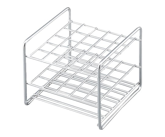 61-3520-58 ステンレス製試験管立 φ40mm×12本立 SS40-12 【AXEL