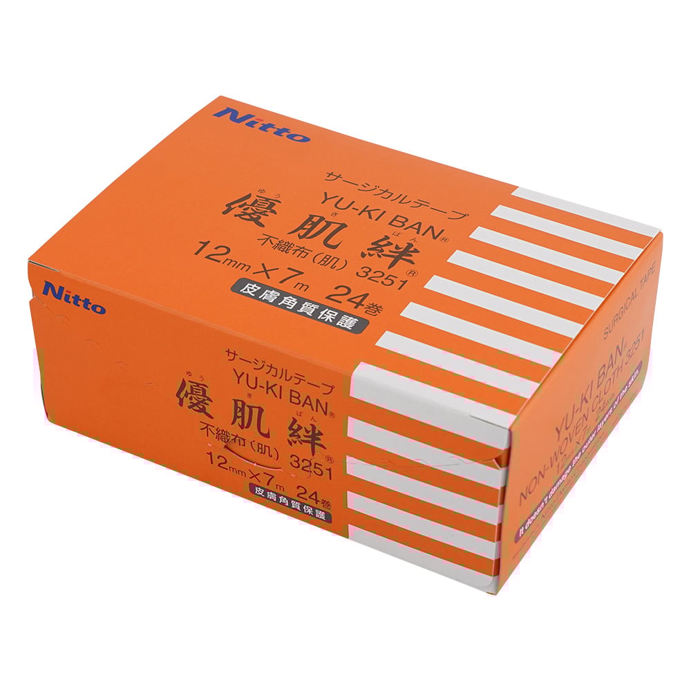 8-8697-01 優肌絆（R）不織布（肌） （サージカルテープ） 24巻入 3251