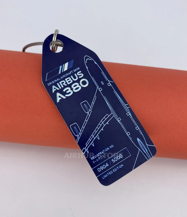 エールフランス A380 Aviationtag コンビ色 AF Air france Aviationtag