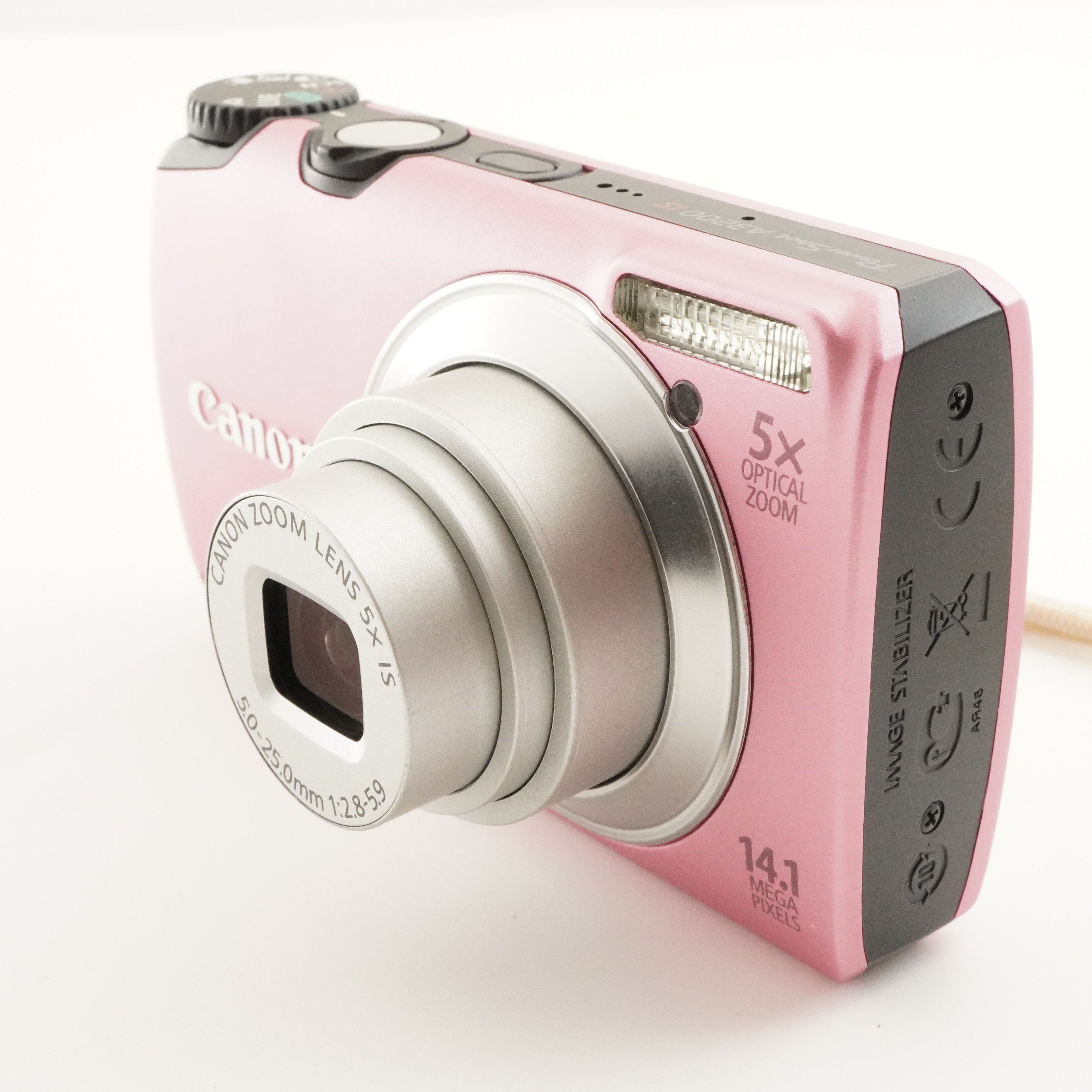 Canon PowerShot A3200 IS Pink In Box +4GB SDCard Digital Camera