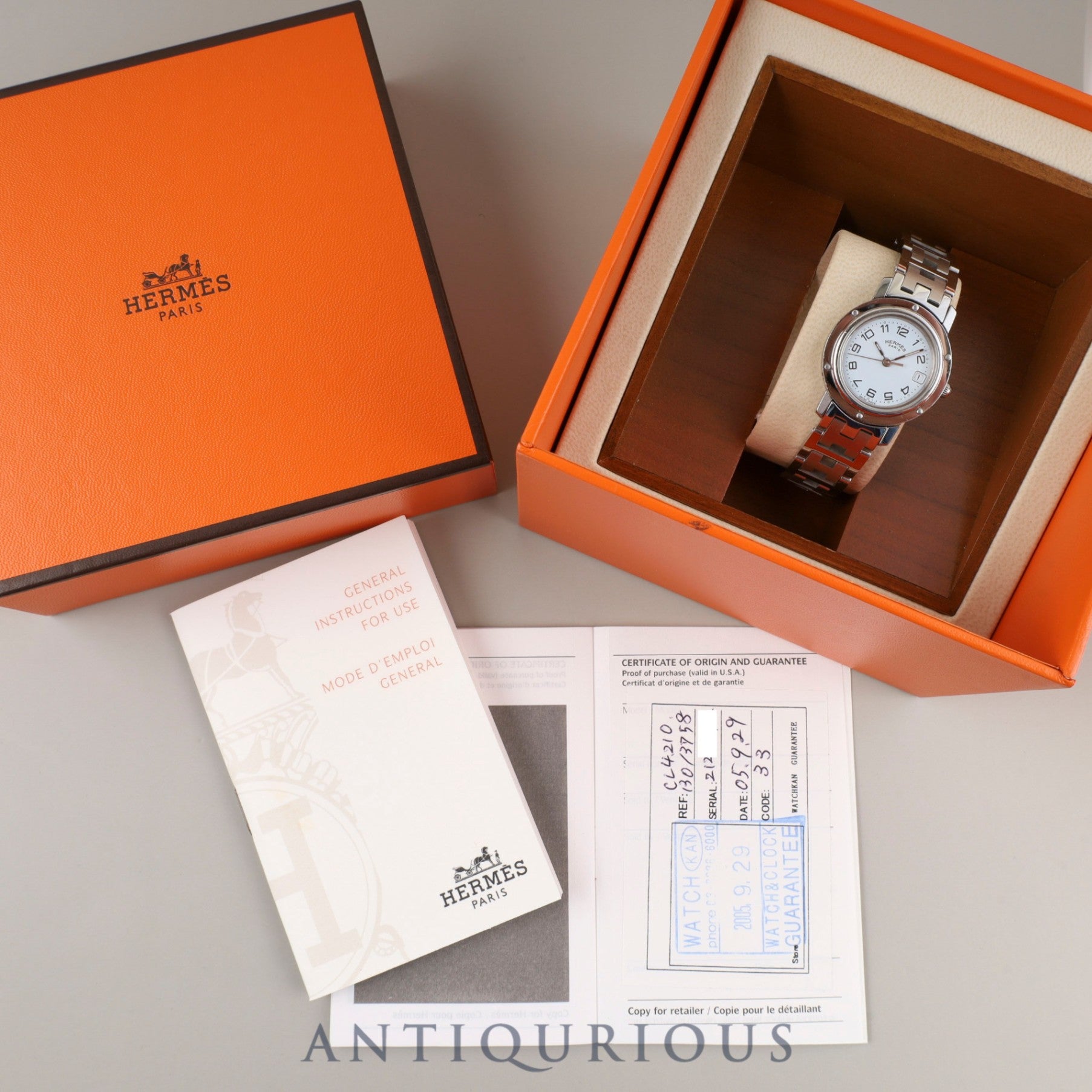 エルメス クリッパーの腕時計（HERMES）| 東京銀座のヴィンテージ