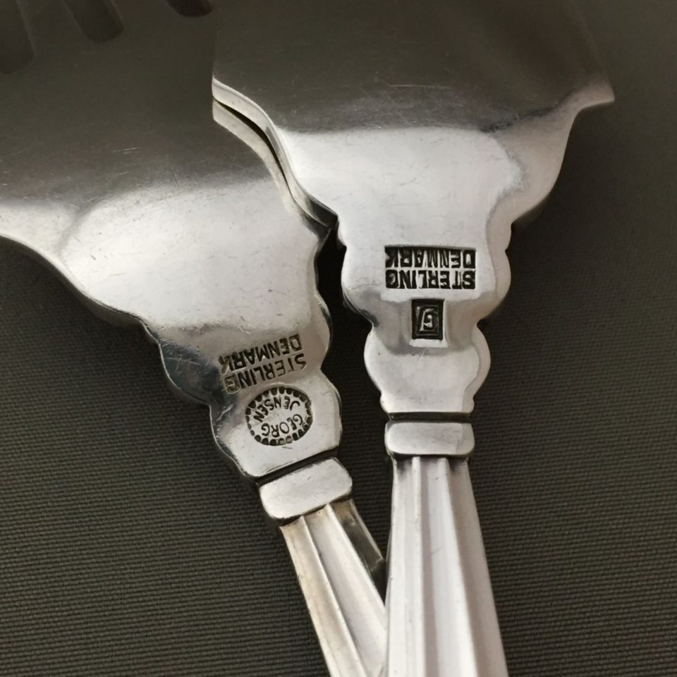 ジョージ・ジェンセン「“Acorn” サラダフォーク 長さ16.7cm