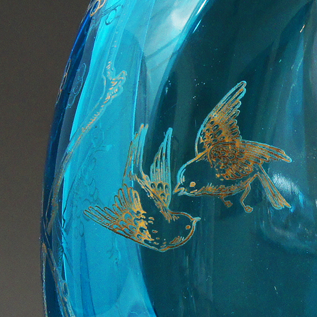 オールドバカラ「三日月形花器」《アンティックかとう》