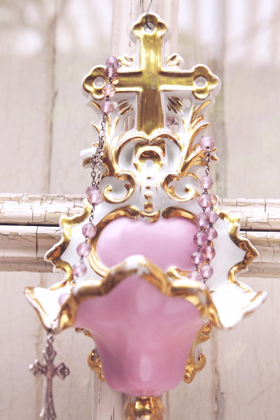 アンティークベニチエ 聖水盤 ヴューパリ Vieux Paris フランス