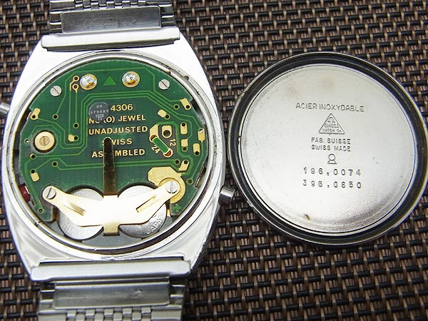 O-7976| オメガ クオーツデジタル LCD1616 Ref.196.0074 SS TV型