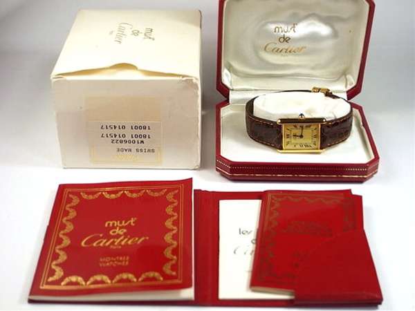 カルティエ マストタンク メンズサイズ クオーツ Dバックル ギャラン