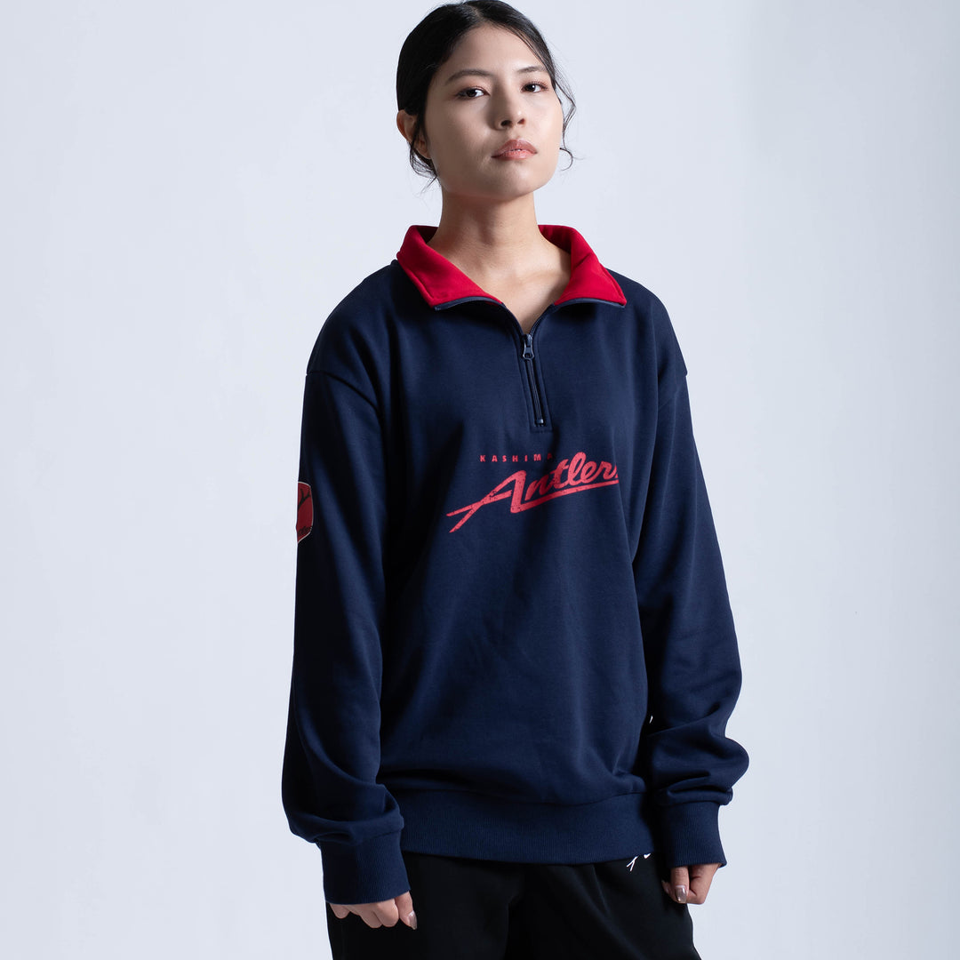 ハーフジップスウェット（全2色） – 鹿島アントラーズFC - 公式