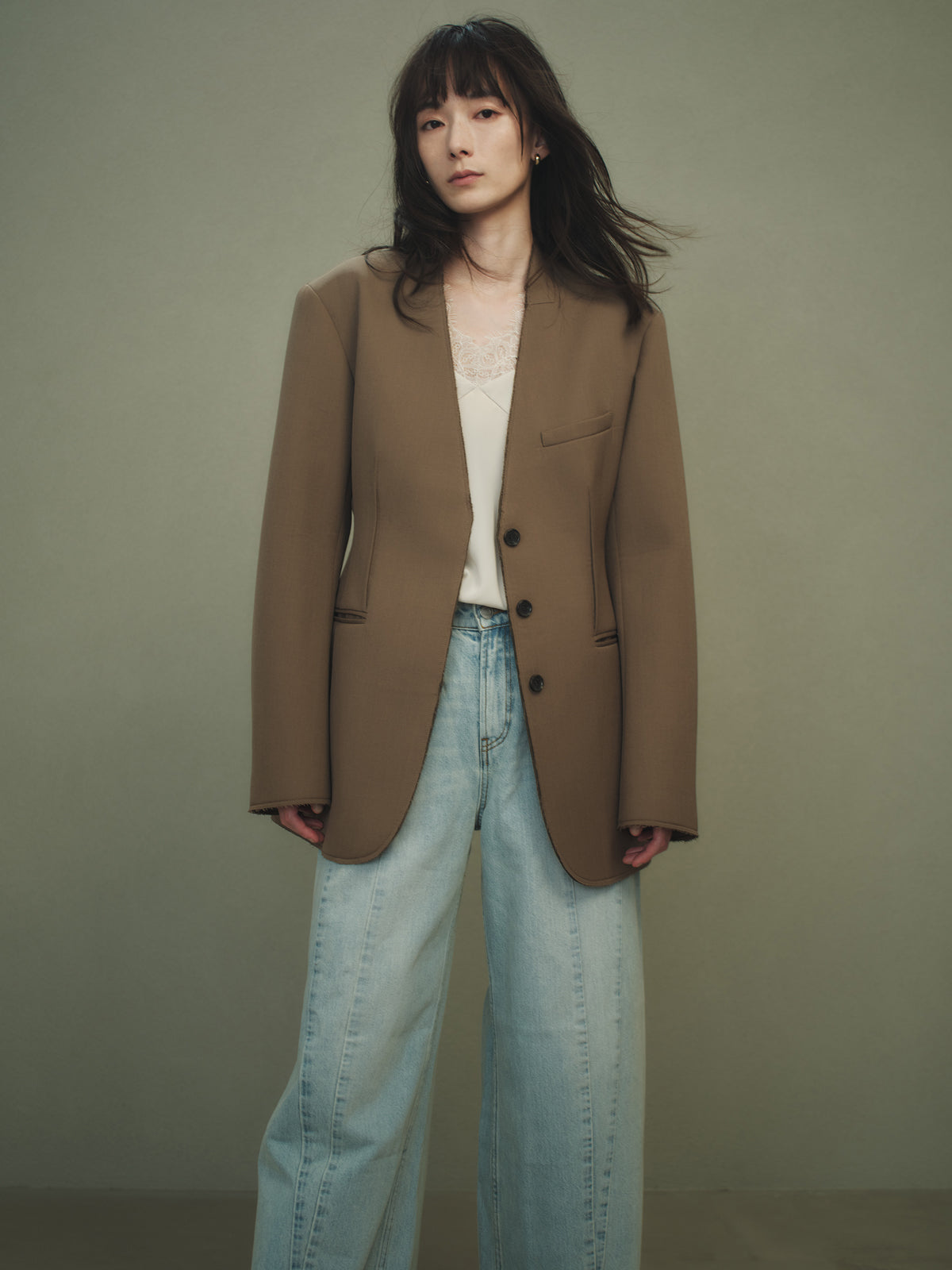 レーストリムカップインキャミソール