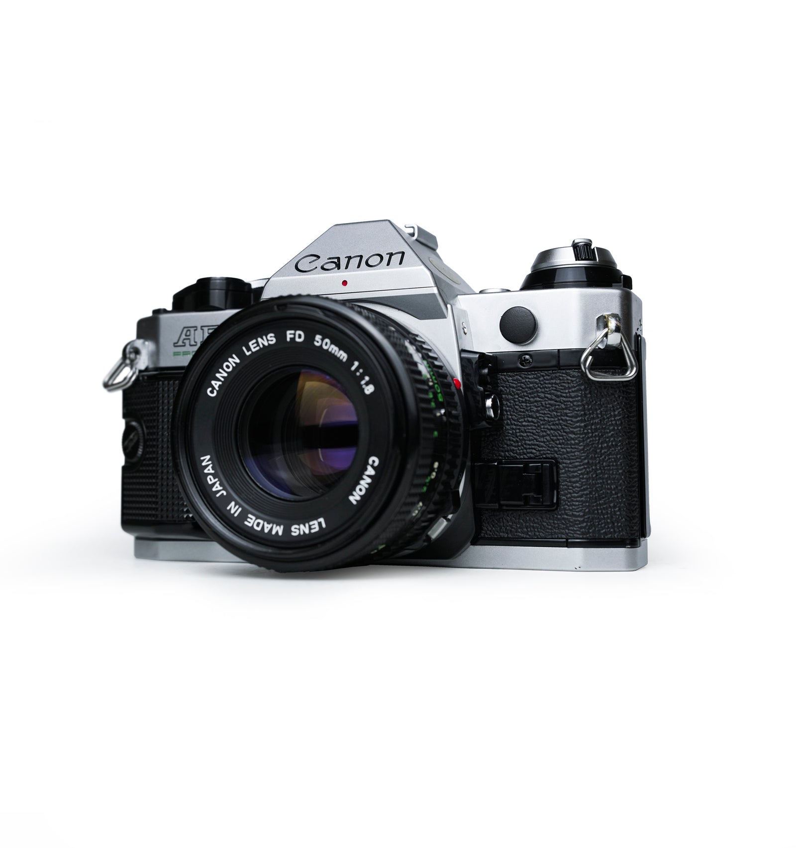 Canon AE-1 Program 35mm SLR Film Camera with 50mm F1.8 Lens