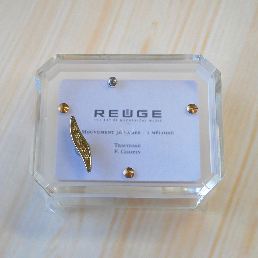リュージュ REUGE オルゴール 36弁 ペーパーウェイト AXA.36.2708.000+