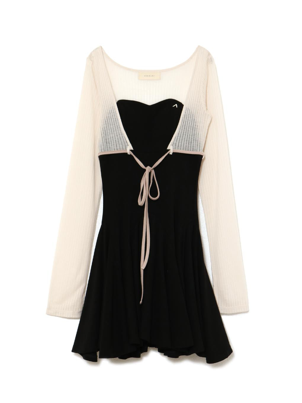ANDMARY】Lona ribbon mini dress