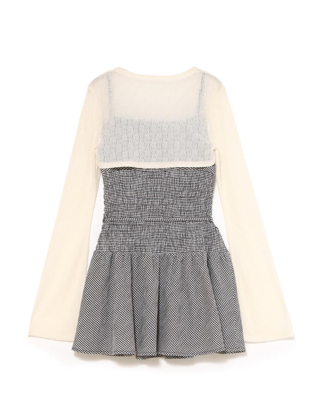 ANDMARY】Betty shirring mini dress