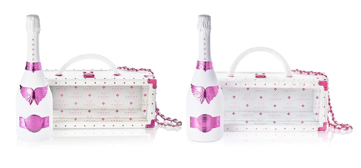 ANGEL CHAMPAGNE NV Brut Rosé White-VALENTINE EDITION-発売開始
