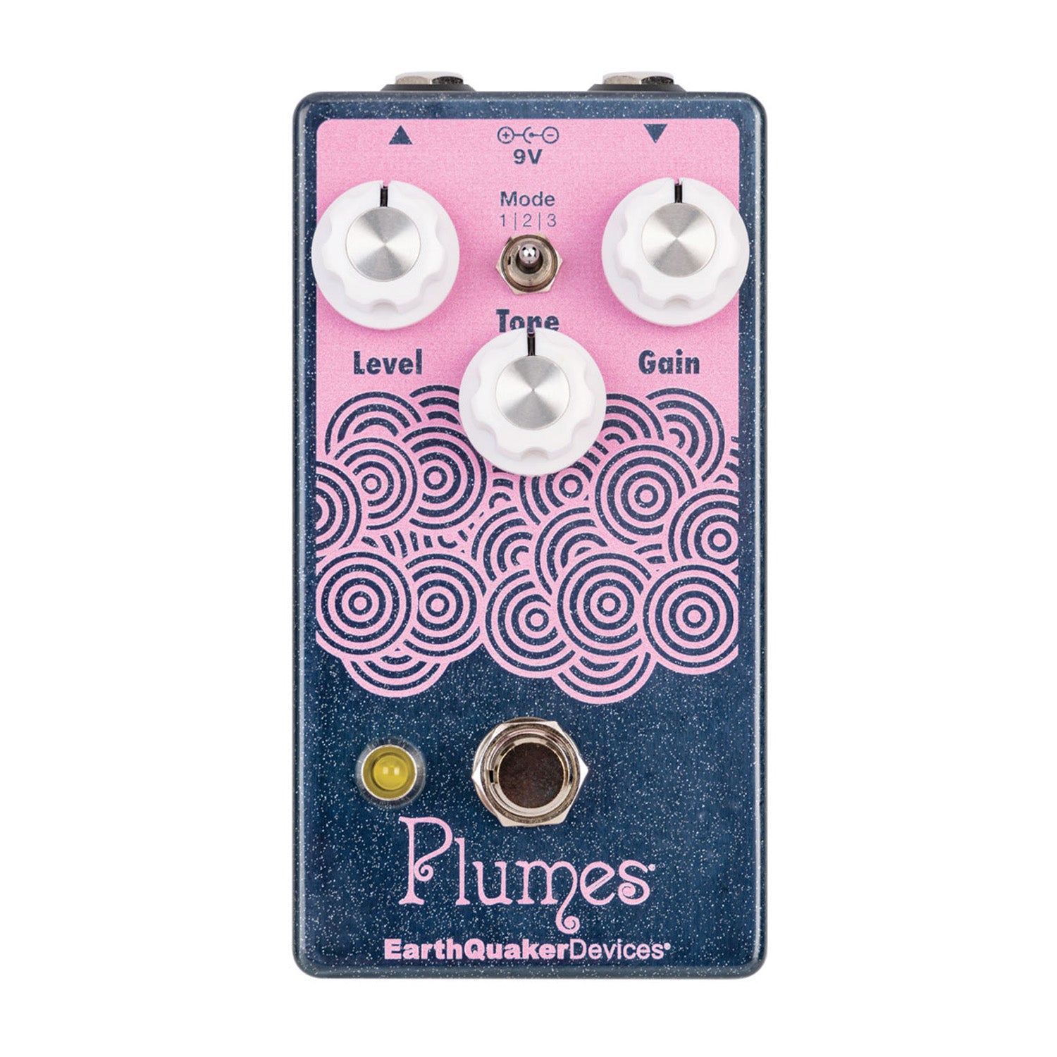EarthQuaker Devices Plumes Blue Steel Sparkle / Orchid Custom