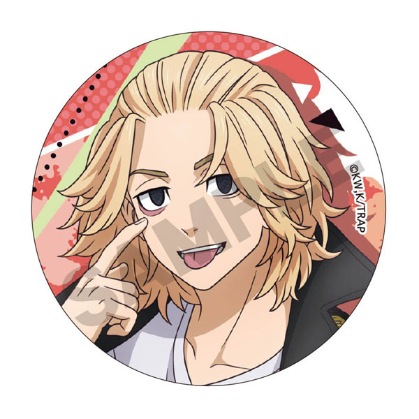 東リベ」九井一、乾青宗たちの“あっかんべー”が可愛い缶バッジ登場