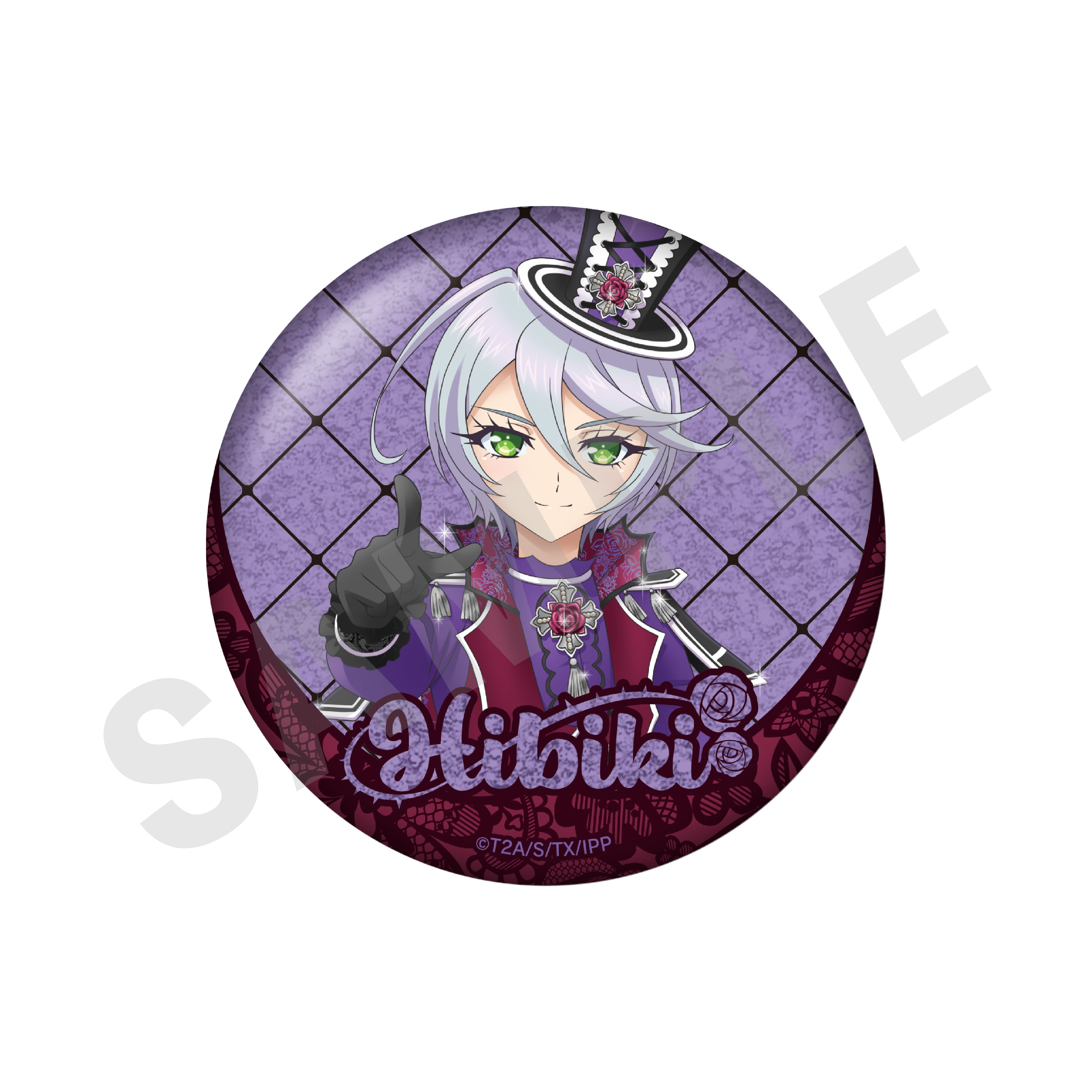 単品】「プリパラ」トレーディンググリッター缶バッジ（全10種