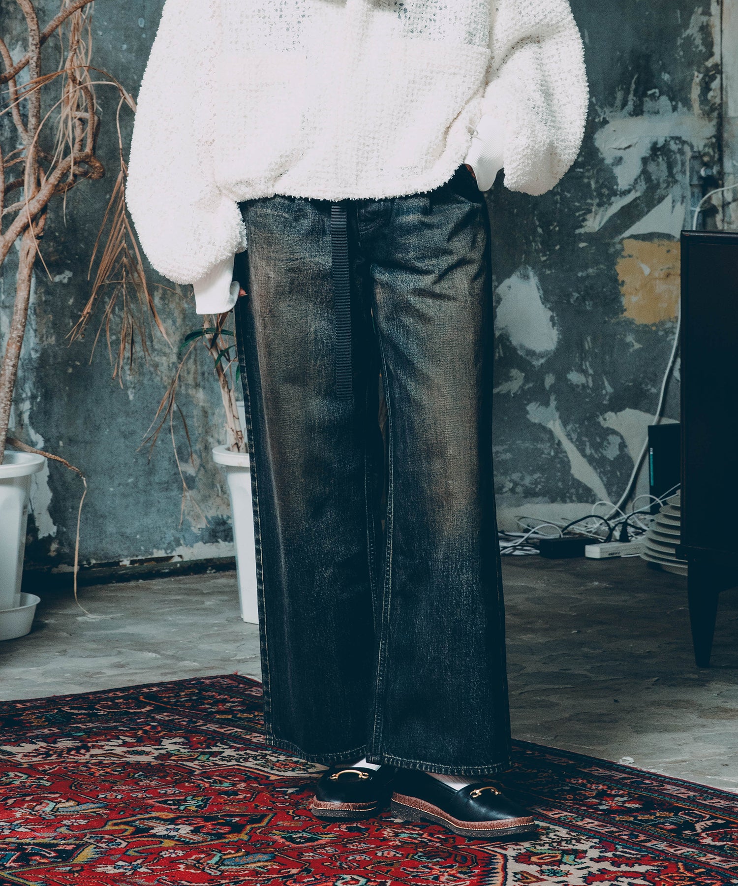 6ポケットオーバーダイデニムバギーPT – ANLIO（アンリオ）