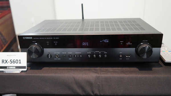 ASCII.jp：薄いAVアンプ！ ヤマハ「RX-S601」は省スペースでも多機能モデル