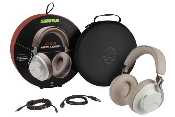 ASCII.jp：SHURE、ノイキャンヘッドホン「AONIC 50」に新色ホワイトを追加