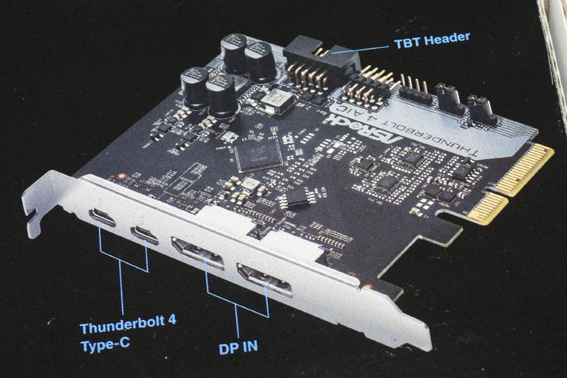 ASCII.jp：5K映像の出力もできるASRockのThunderbolt 4増設カード
