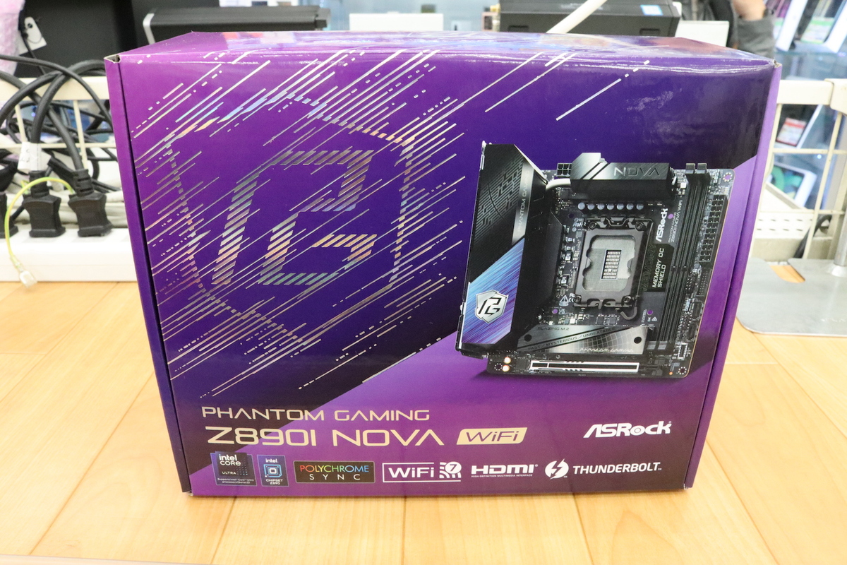 超小型ながら拡張性も抜かりなし！最新のZ890チップセットを搭載した