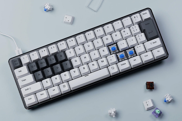 ASCII.jp：ラピトリ対応の磁気軸キーボード、60％サイズでしかも日本語