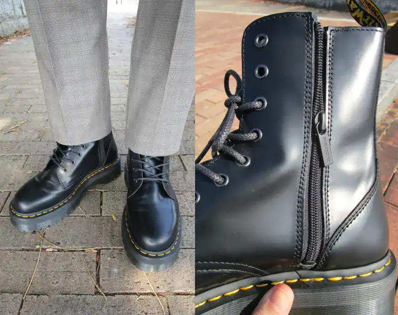 3ヶ月着用レビュー【ドクターマーチンJADON】のサイズ感はやや大きい