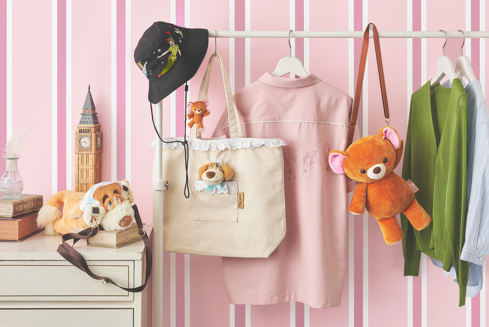 ディズニーストアが「ピーター・パン」のマイケルテディと愛犬ナナを