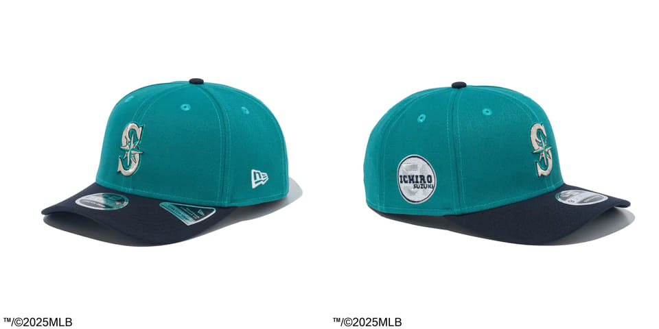 ニューエラ、イチローの米国野球殿堂入り記念キャップ。マリナーズの