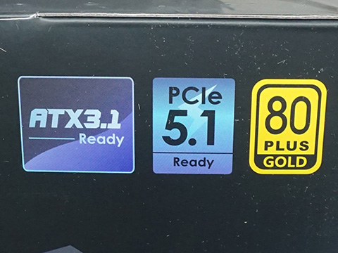 PCIe 5.1/ATX 3.1対応電源「Segotep GM750W ATX 3.1」、80PLUS GOLD