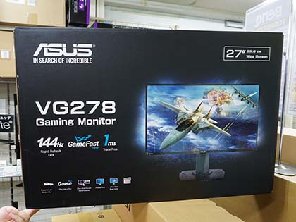 144Hz駆動のASUS製27型ゲーミング液晶「VG278Q」が入荷 - AKIBA PC