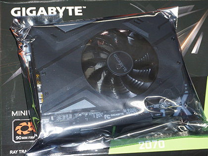 ショート基板採用のGeForce RTX 2070がGIGABYTEから、長さは170mm