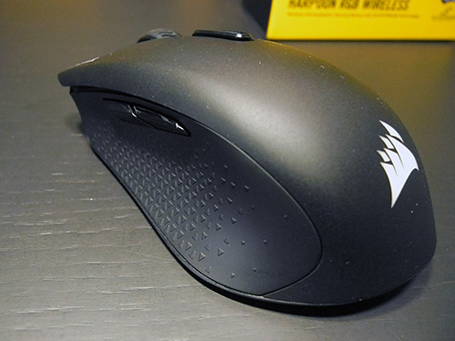 無線の安定性を向上、ゲーミングマウス「CORSAIR HARPOON RGB WIRELESS