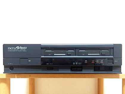 富士通 FM77AVシリーズ史上、一番のてんこ盛り機種「FM77AV40EX
